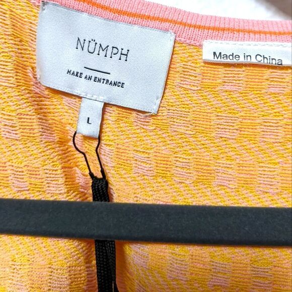 NWT NUMPH Kevyn Checkered Sleeveless Jumper Vest L - Picture 3 of 6